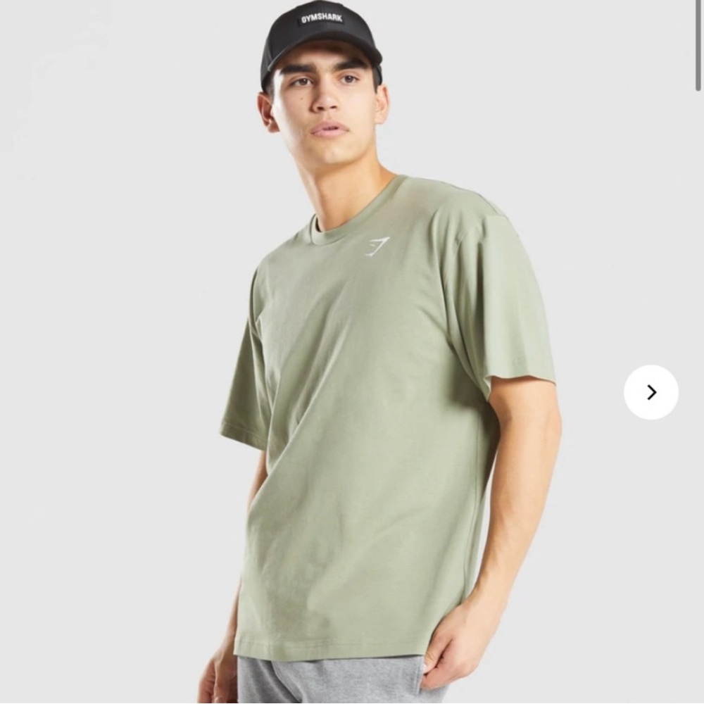 Gym Shark Essential Tee in Light Green Size Medium